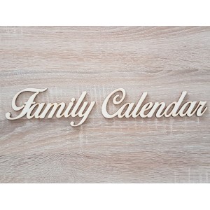 RK nápis laserovany-Family calendar